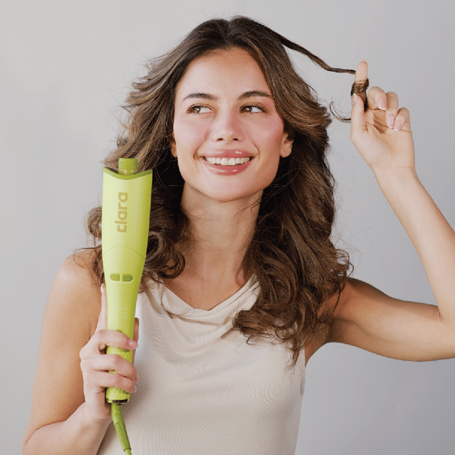 Clara Auto Curler Green