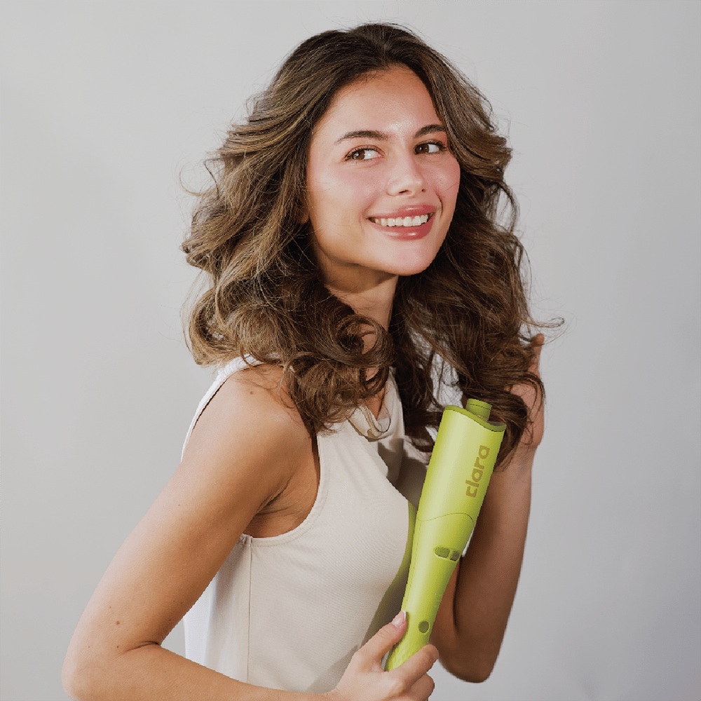 Clara Auto Curler Green