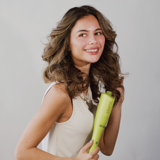 Clara Auto Curler Green