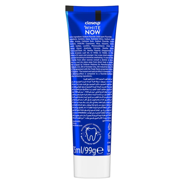 Closeup Tp White Extra Fresh 75Ml