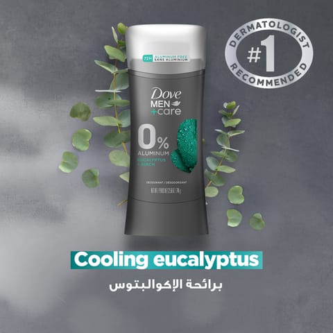 Dove M+C  Eucalyptus+ Birch Deo Stk 76Gm