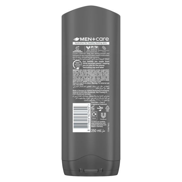 Dove M+C Clean Comfort  Showe Gel 250Ml