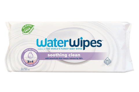 Soothing Clean wipes, 48 wipes