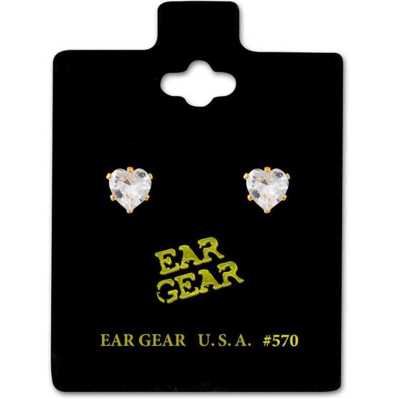 Gold Earring  5*5mm Model 570
