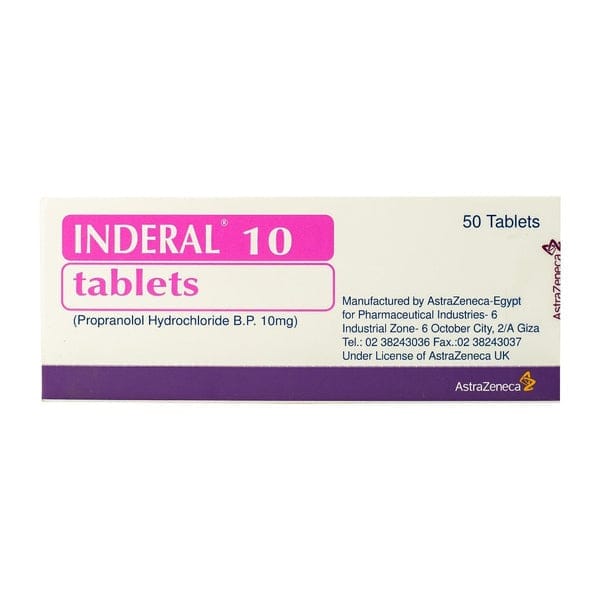 انديرال 10 مجم اقراص