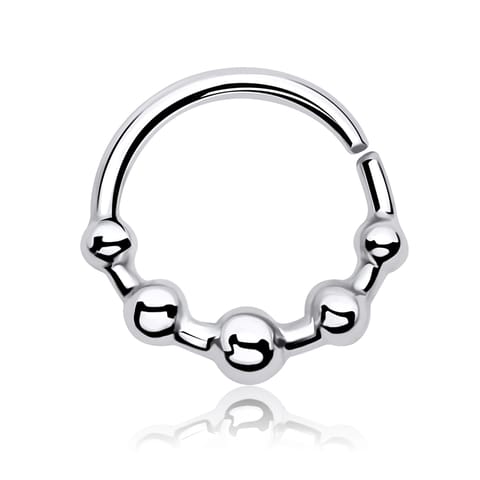 Ear Piercing ET01 Silver TragusSize 1.2x10x5mm