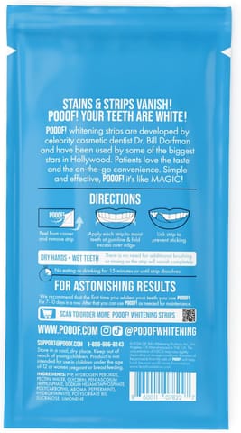 Poof! Teeth Whitening 20 Strip Pack