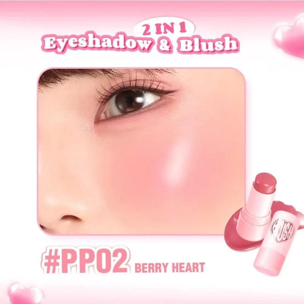 Pink Flash Water Blush PP02 Berry Heart