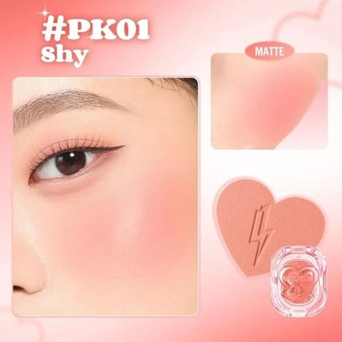 بينك فلاش أحمر خدود PK01 شاَي (مطفي)