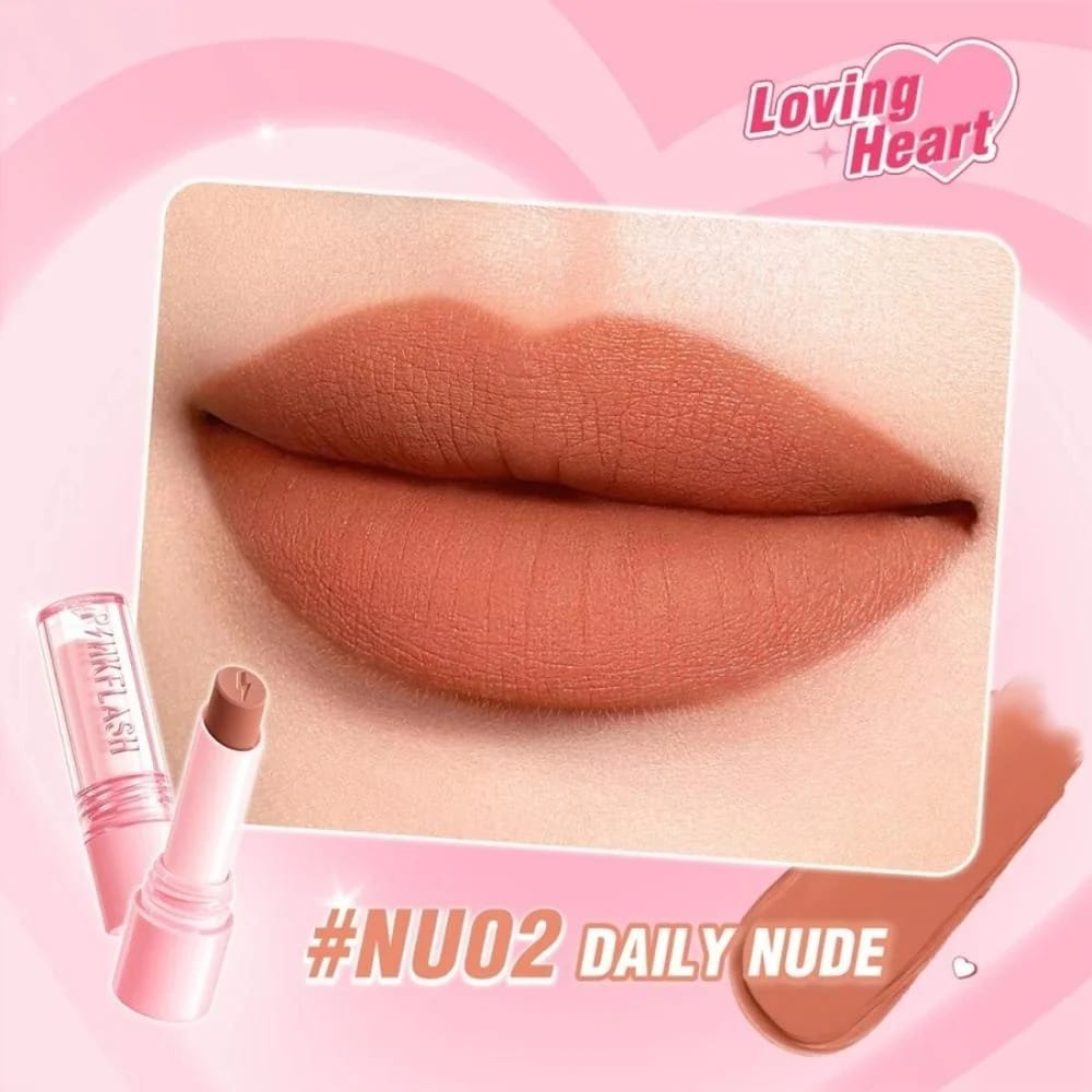 Pink Flash Matte Lipstick NU02 Daily Nude
