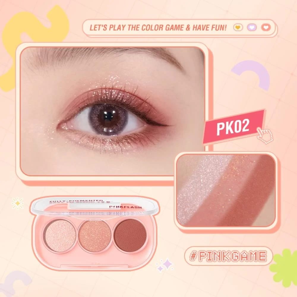 Pink Flash Eyeshadow Palette PK02