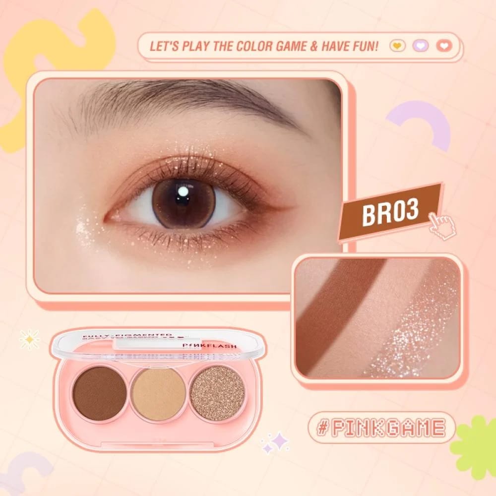 Pink Flash Eyeshadow Palette BR03