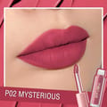 Pink Flash Matte Liquid Lipstick P02 Mysterious