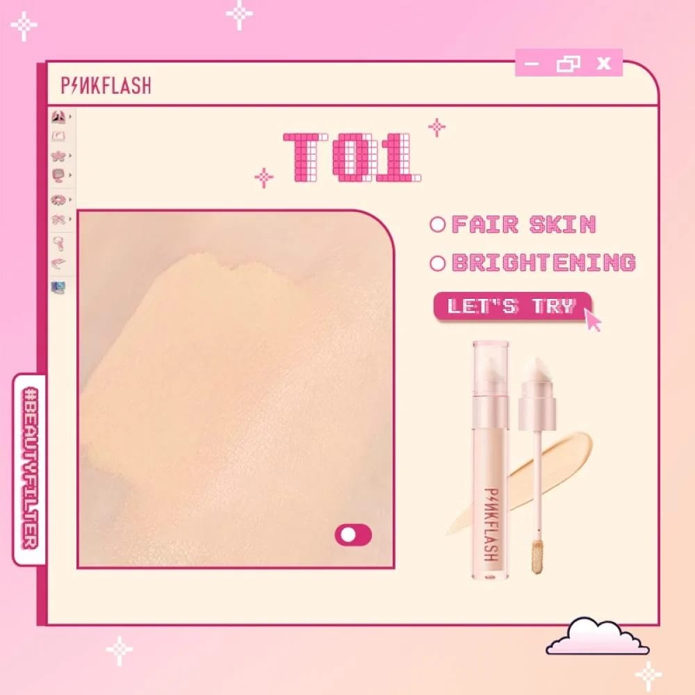 Pink Flash Long-Lasting Matte Concealer T01