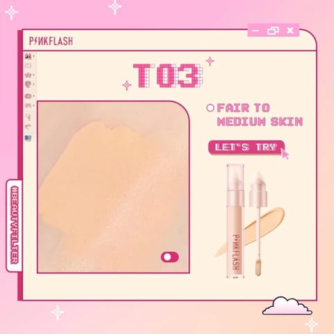 Pink Flash Long-Lasting Matte Concealer T03