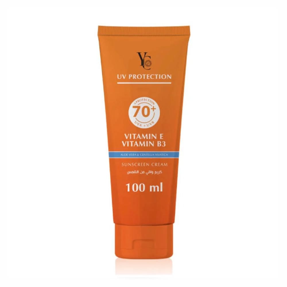 yc sunscreen cream -70-uva-uvb-100-ml