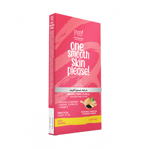 Jasmina Face Wax Strips Charcoal 12Strip