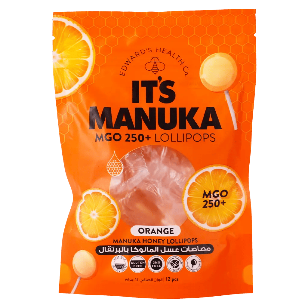 Its Manuka Lollipops Orange 12Pcs