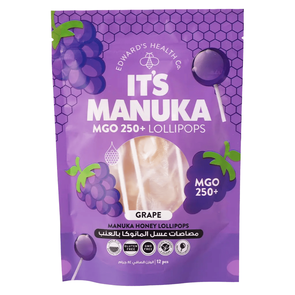 Its Manuka Lollipops Grape 12Pcs