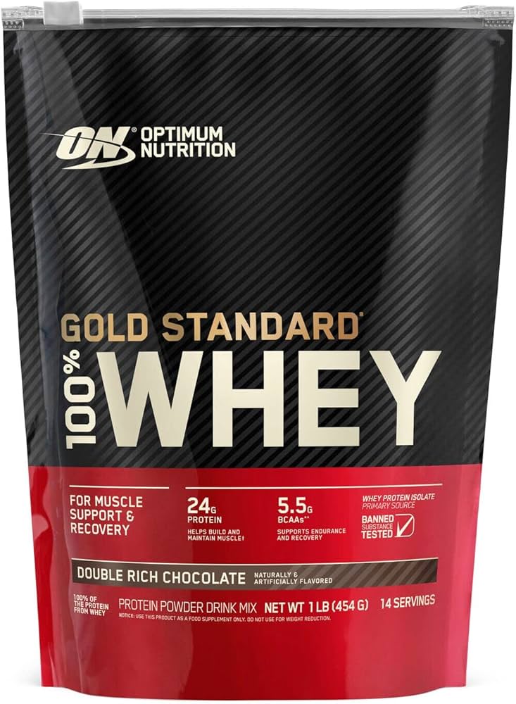 Optimum Gold Whey Double Rich Choc 1 Lb.
