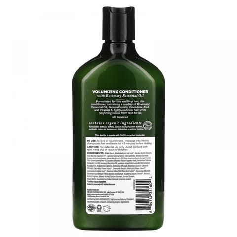 Avalon Organics Tea Tree Condi 312 G