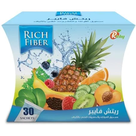 ريتش فايبر مسحوق خضروات و فواكه 30 كيس