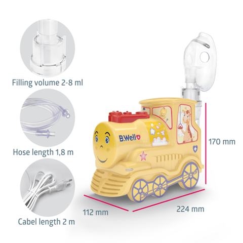 B.Well PRO-115 Nebulizer Train