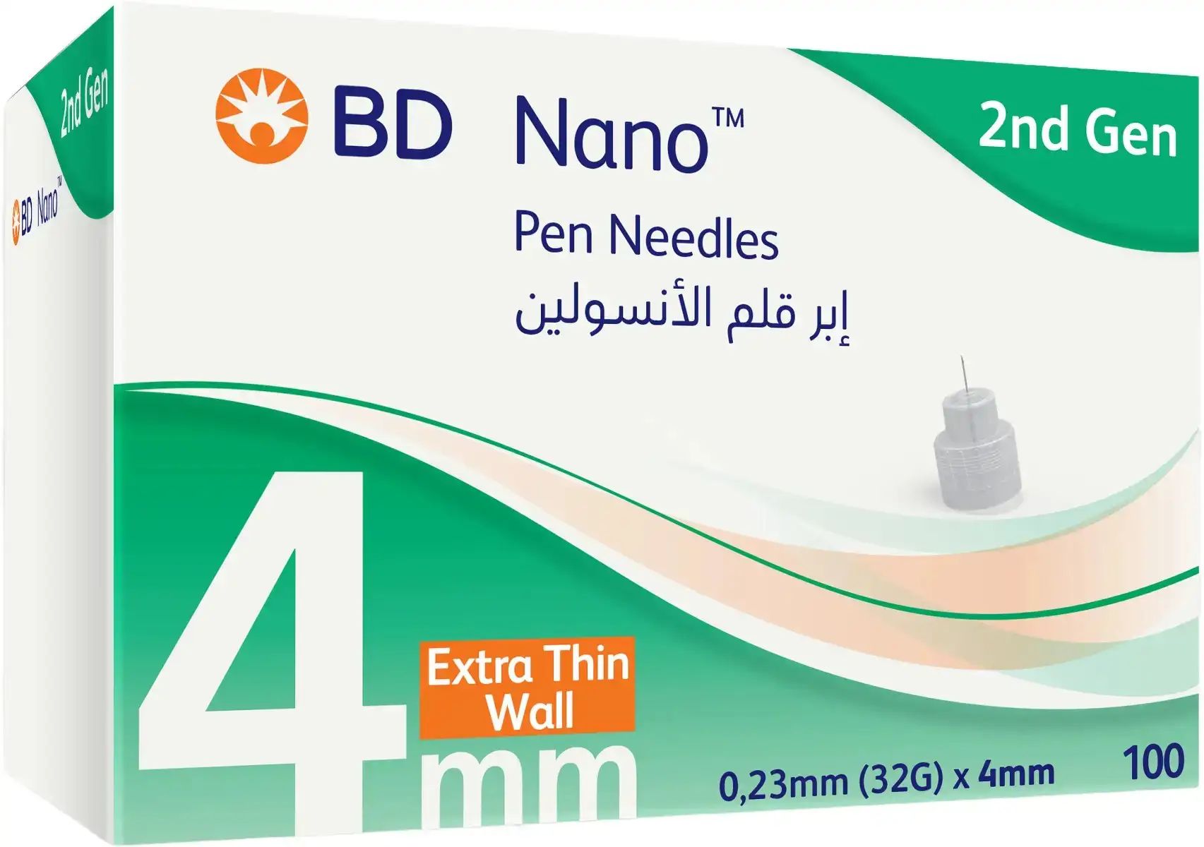 Bd Nano 2Nd Gen 4Mm Pen Needles