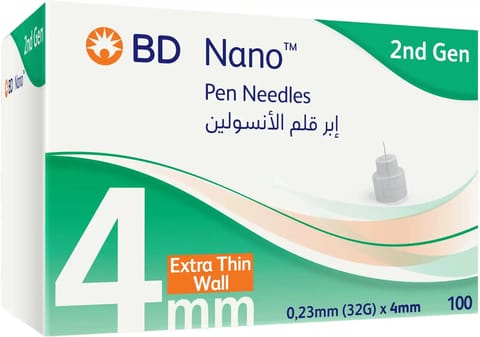 Bd Nano 2Nd Gen 4Mm Pen Needles
