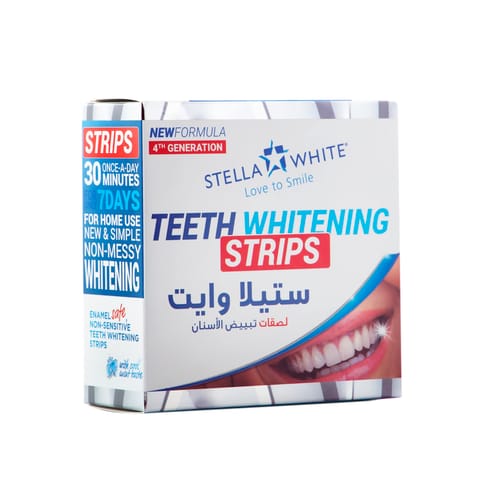 ستيلا وايت لصقات لتببيض الأسنان 28 حبة