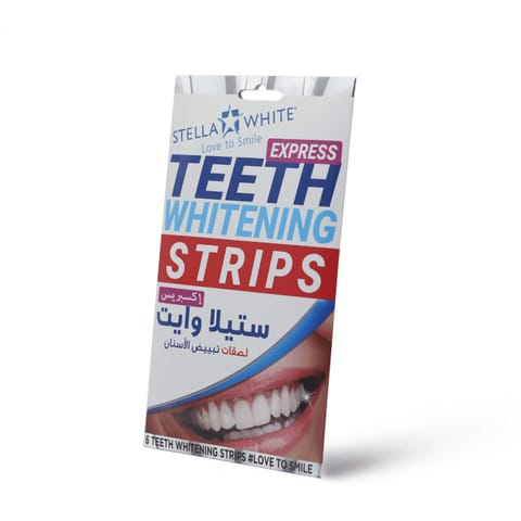 ستيلا وايت لصقات لتببيض الأسنان 6 حبة