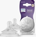 Philips Avent Natural Nipples 2 Pack for Newborns +0 Months SCY962/02
