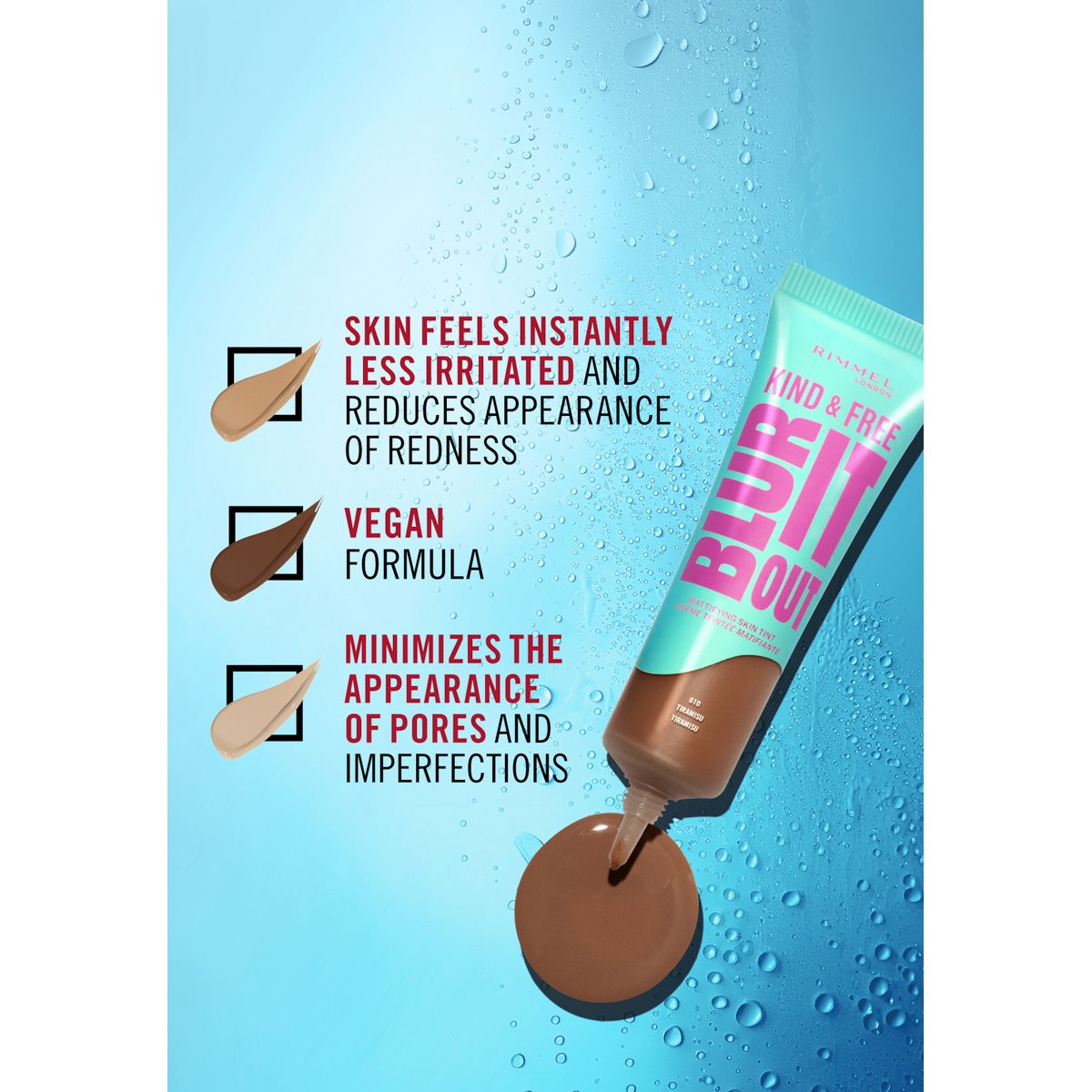 Rimmel K&F Blur It Out Foundation - 001
