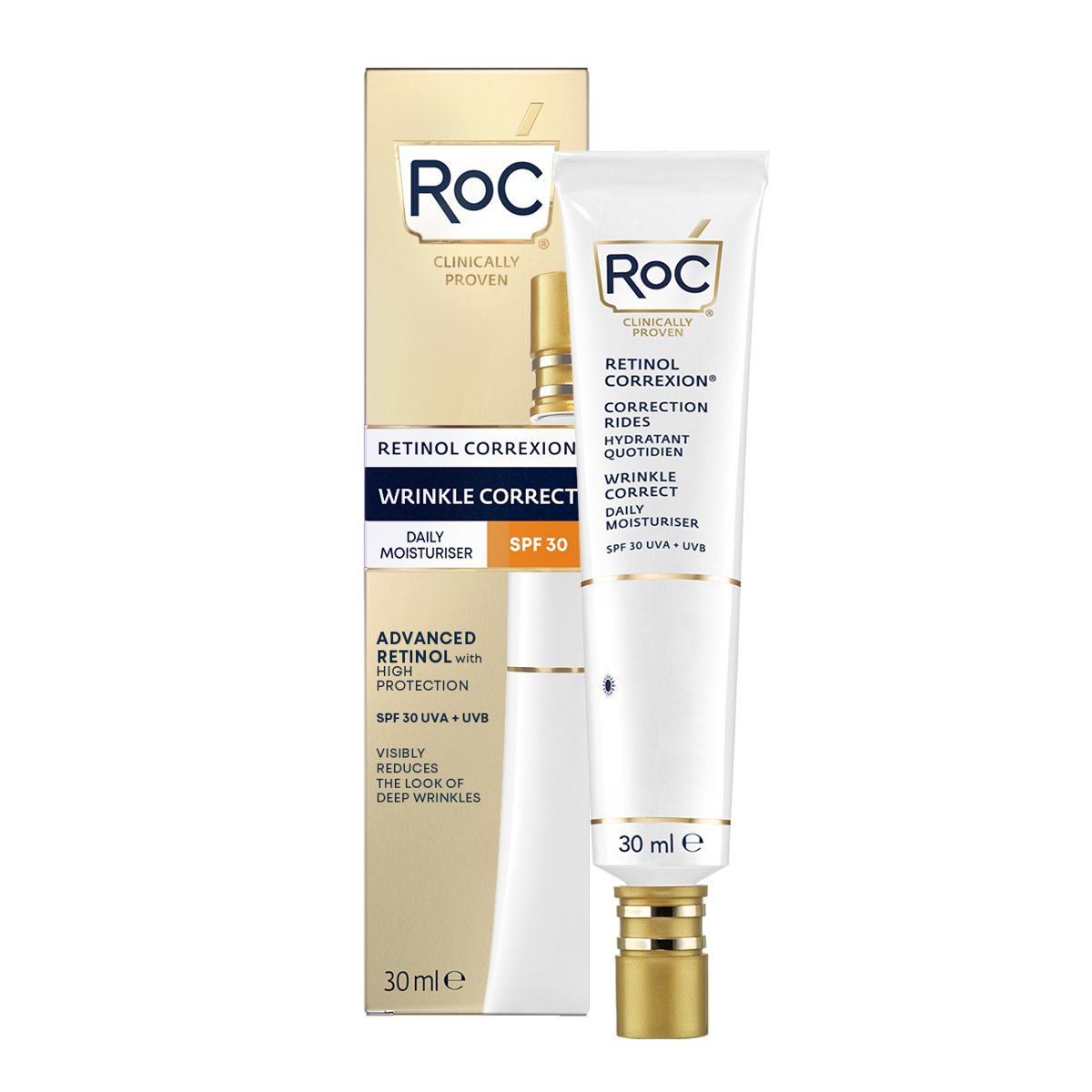 روك مرطب ريتينول تصحيح تجاعيد SPF30 30مل