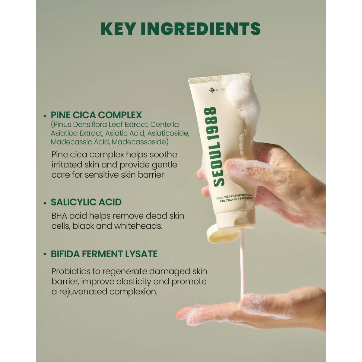 K Secret Cleanser Cica+Probio 150Ml Foam