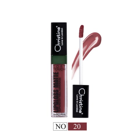 Christine Matte Liquid Lipstick No 20
