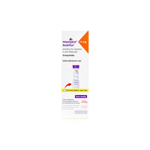 Mounjaro 15 Mg/0.6ml Kwikpen 4 Doses