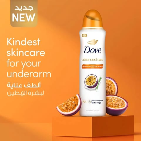 Dove Deo Arsl Pasnfrt & Lemongrass 150Ml