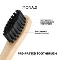 موناجي فرشاة اسنان جاهزة مضافة بمعجون