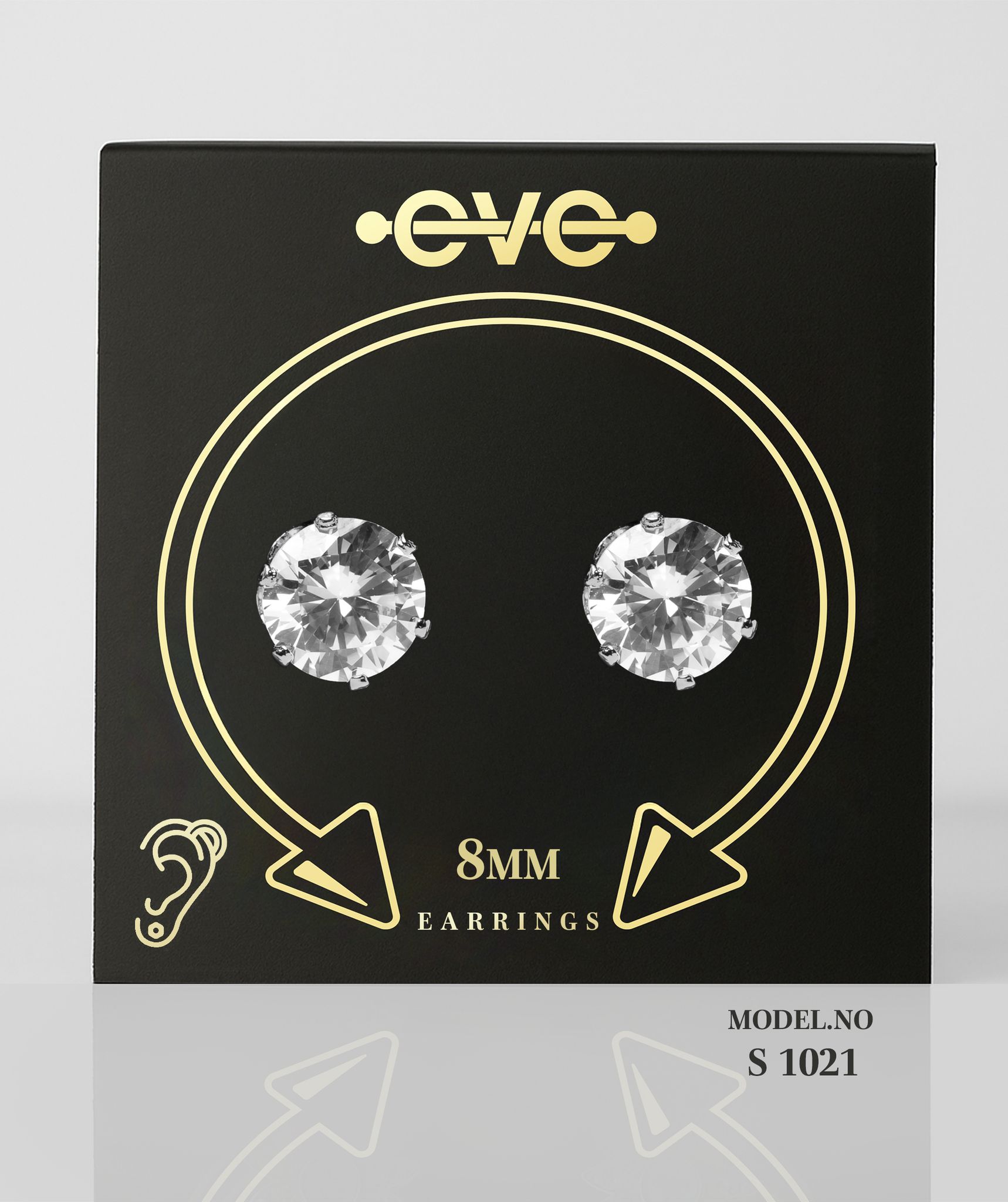 EVE Earrings Silver - S 1021 Ear Ring
