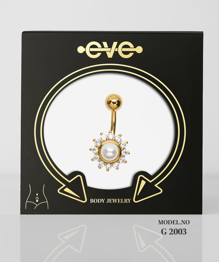 إيف بيرسنج سرة ذهبى  -موديل رقم G 2003