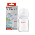 Pigeon Softouch Wide Neck Nursing Glass Bottle 160 ml