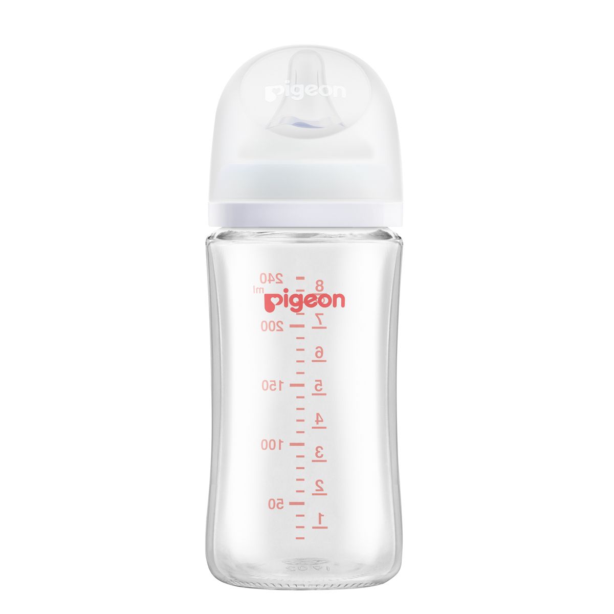 Pigeon Softouch Wide Neck Nursing Glass Bottle 240 ml