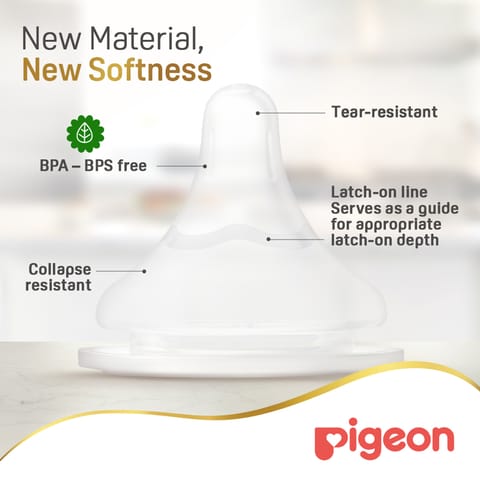 Pigeon Softouch Wide Neck Nursing Glass Bottle 240 ml