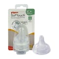 Pigeon Softouch Wide Neck Nipple 2PC-LLL