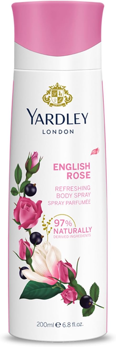 YARDLEY  BODY SPRAY  ENGLISH ROSE  150ml
