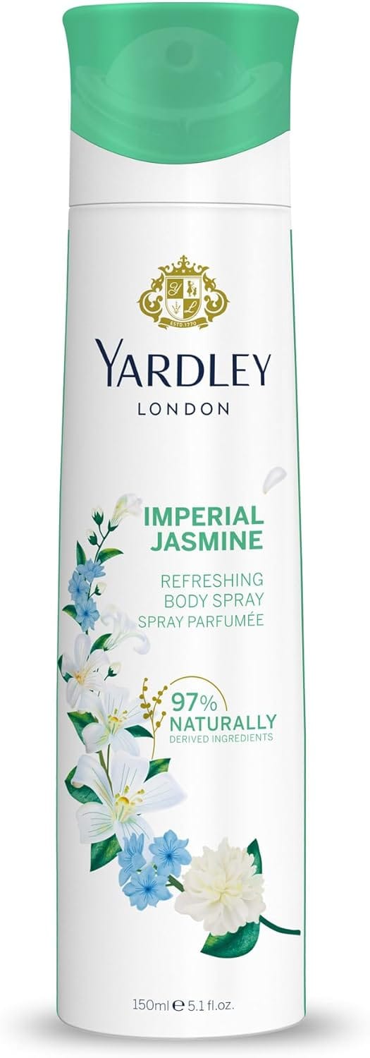 YARDLEY  BODY SPRAY  JASMINE  150ml