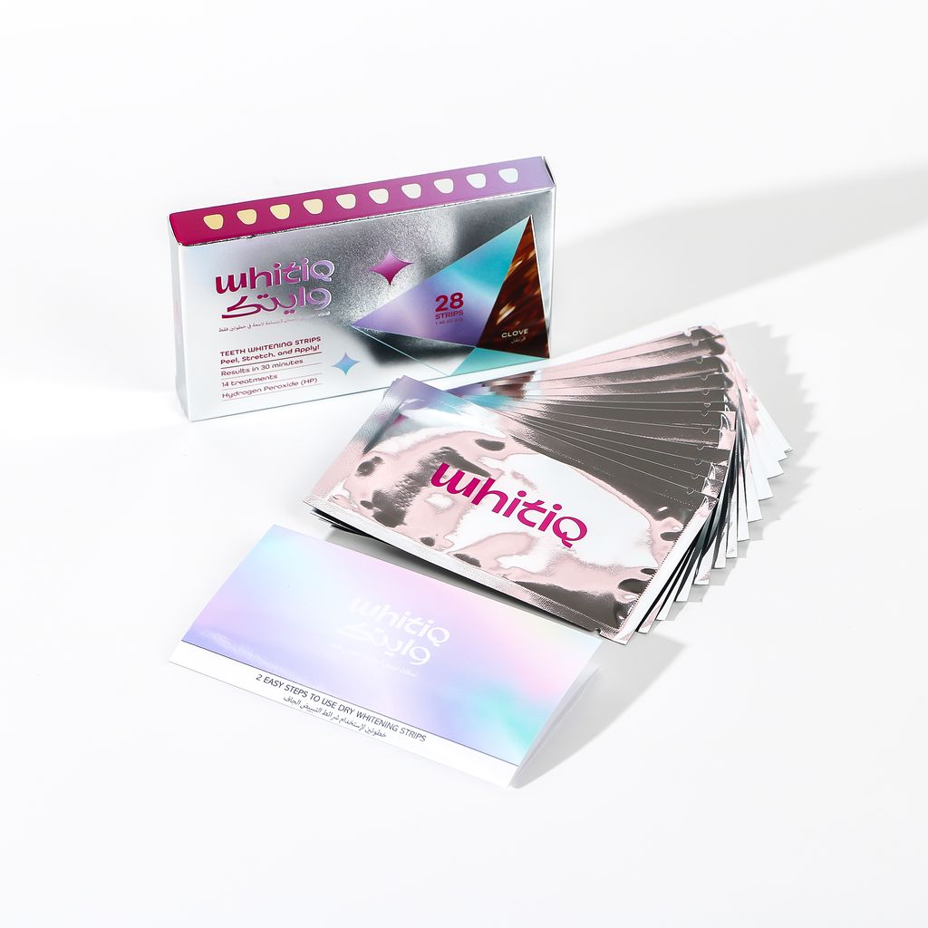 شرائط تبييض الأسنان الجافة بتركيز 6% HP - قرنفل