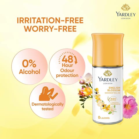 ياردلي رول أون برائحة الزهرة الإنجليزية 50 مل