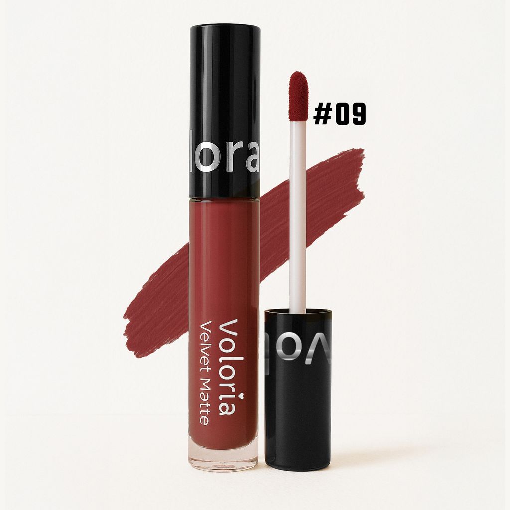 Voloria Velvet Matte Lipstick - 09